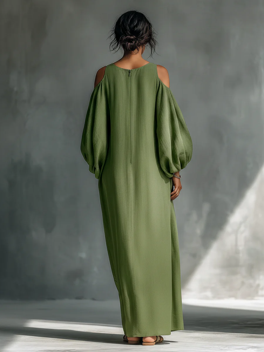 Susana | Flowy Off-Shoulder Maxi Dress