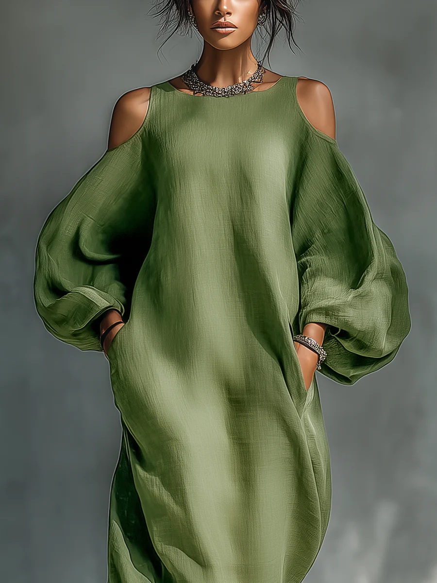 Susana | Flowy Off-Shoulder Maxi Dress
