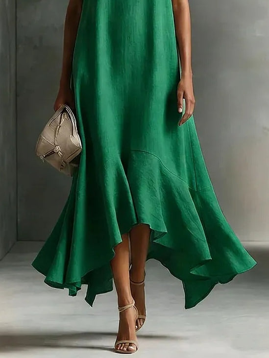 Astra - V-neck Sleeveless Maxi Dress
