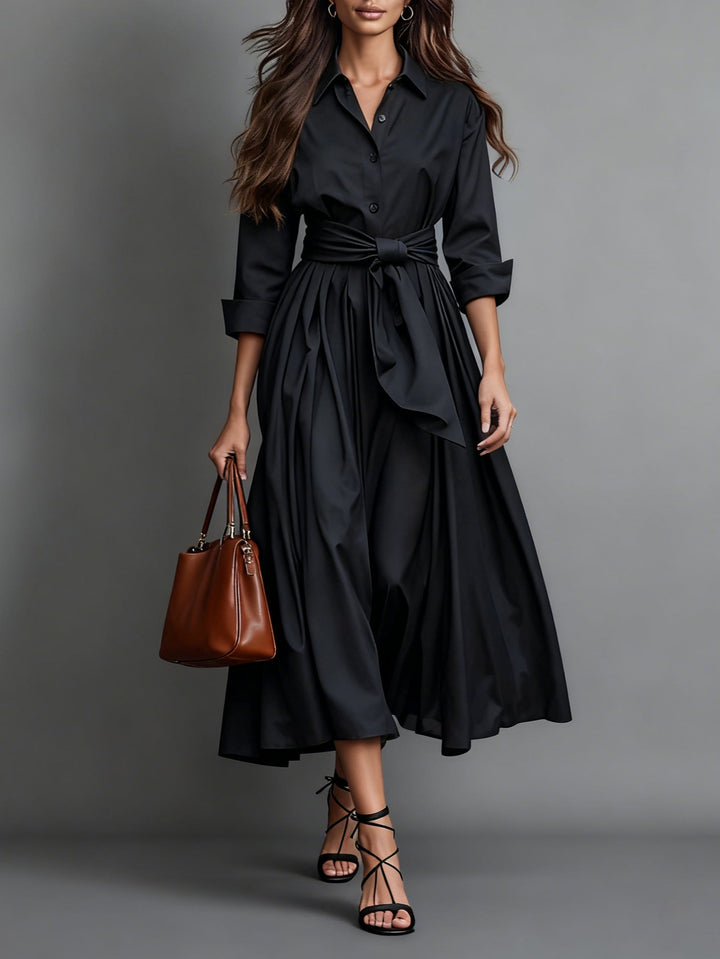 Hanna - Cotton Twill Shirt Dress