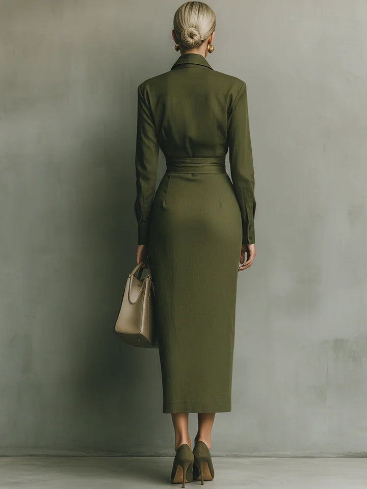 Hera - Elegant fitted maxi dress