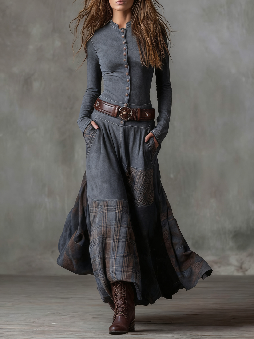 Michelle | Belted Dress