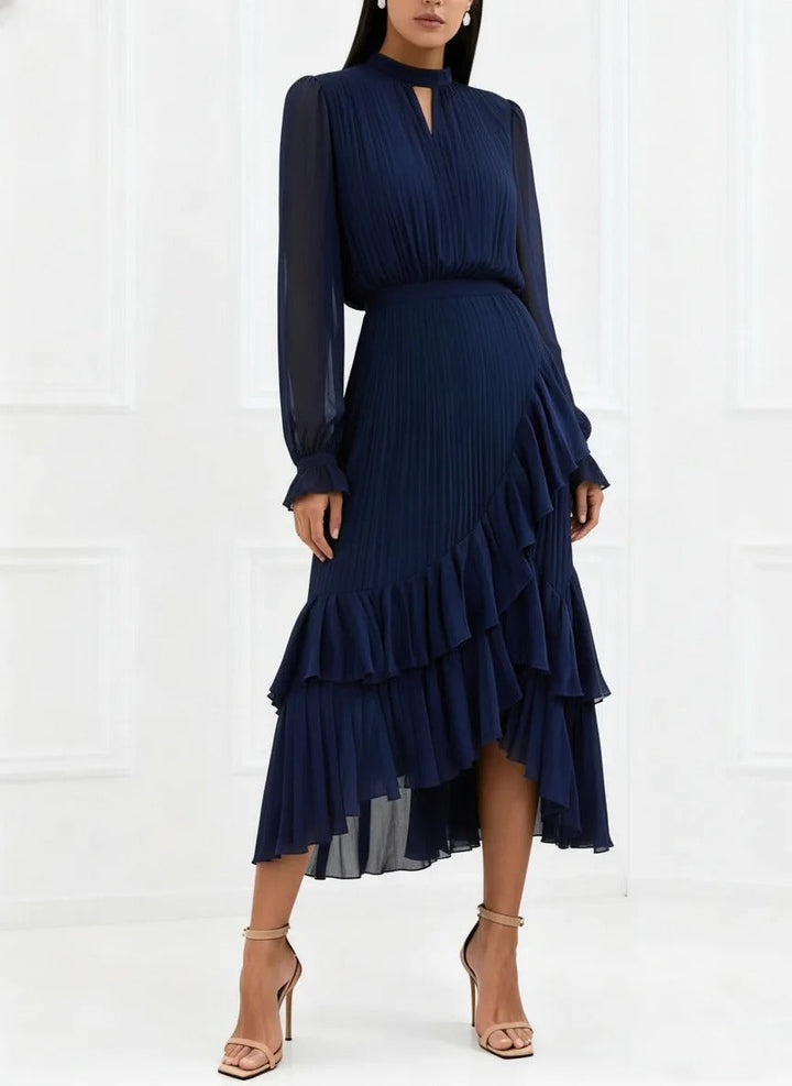 Vera | Elegant Pleated Dress
