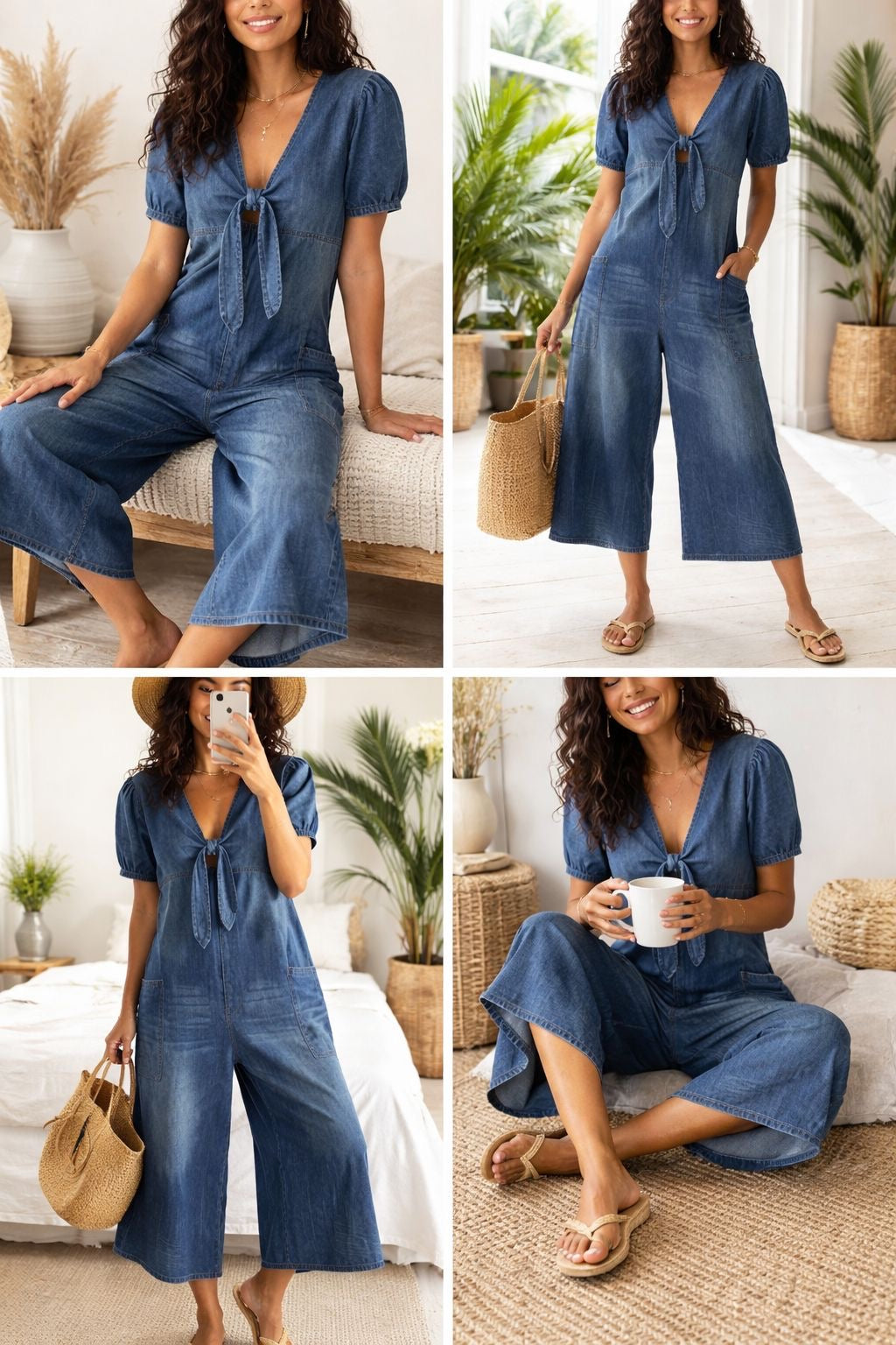 Alyssa - Denim Jumpsuit