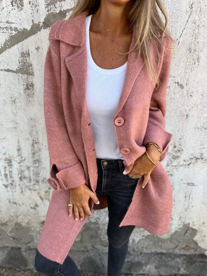 Bente | Abrigo largo casual de primavera