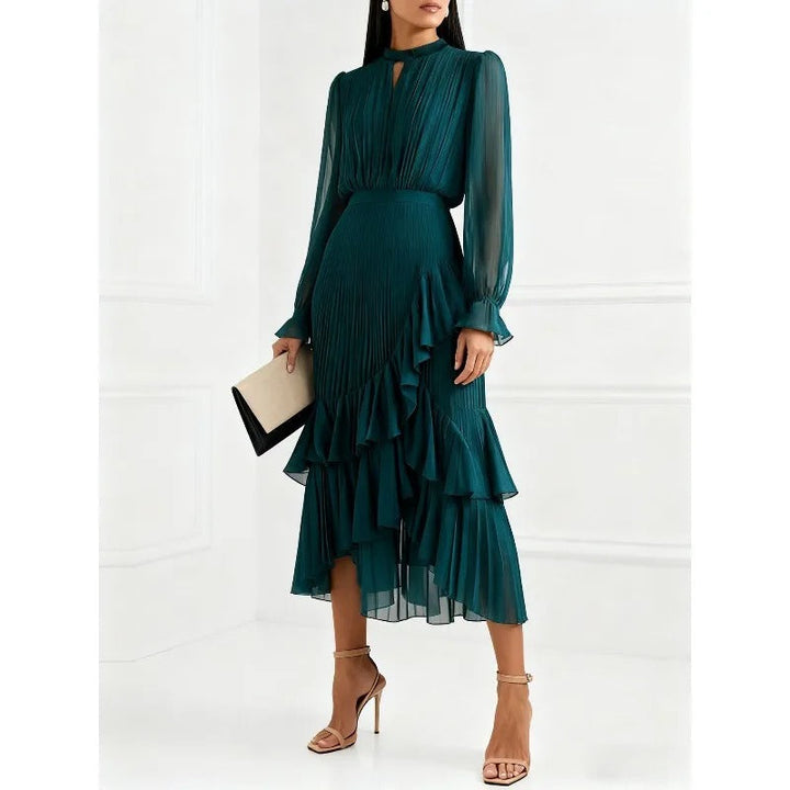 Vera | Elegant Pleated Dress
