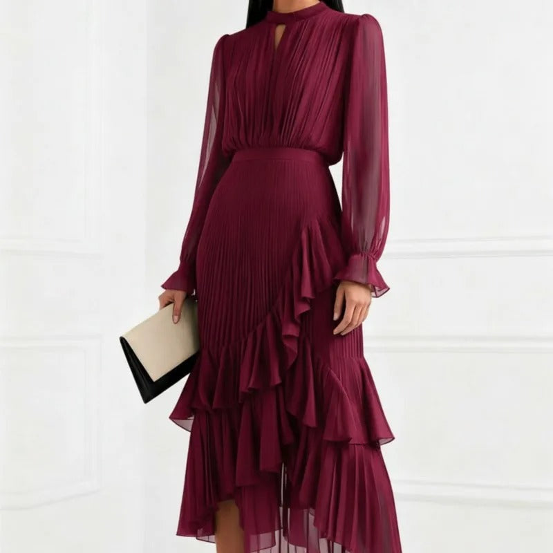 Vera | Elegant Pleated Dress
