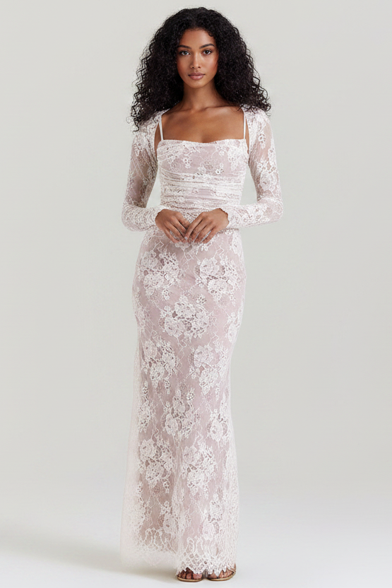 CELESTE - LACE MAXI DRESS