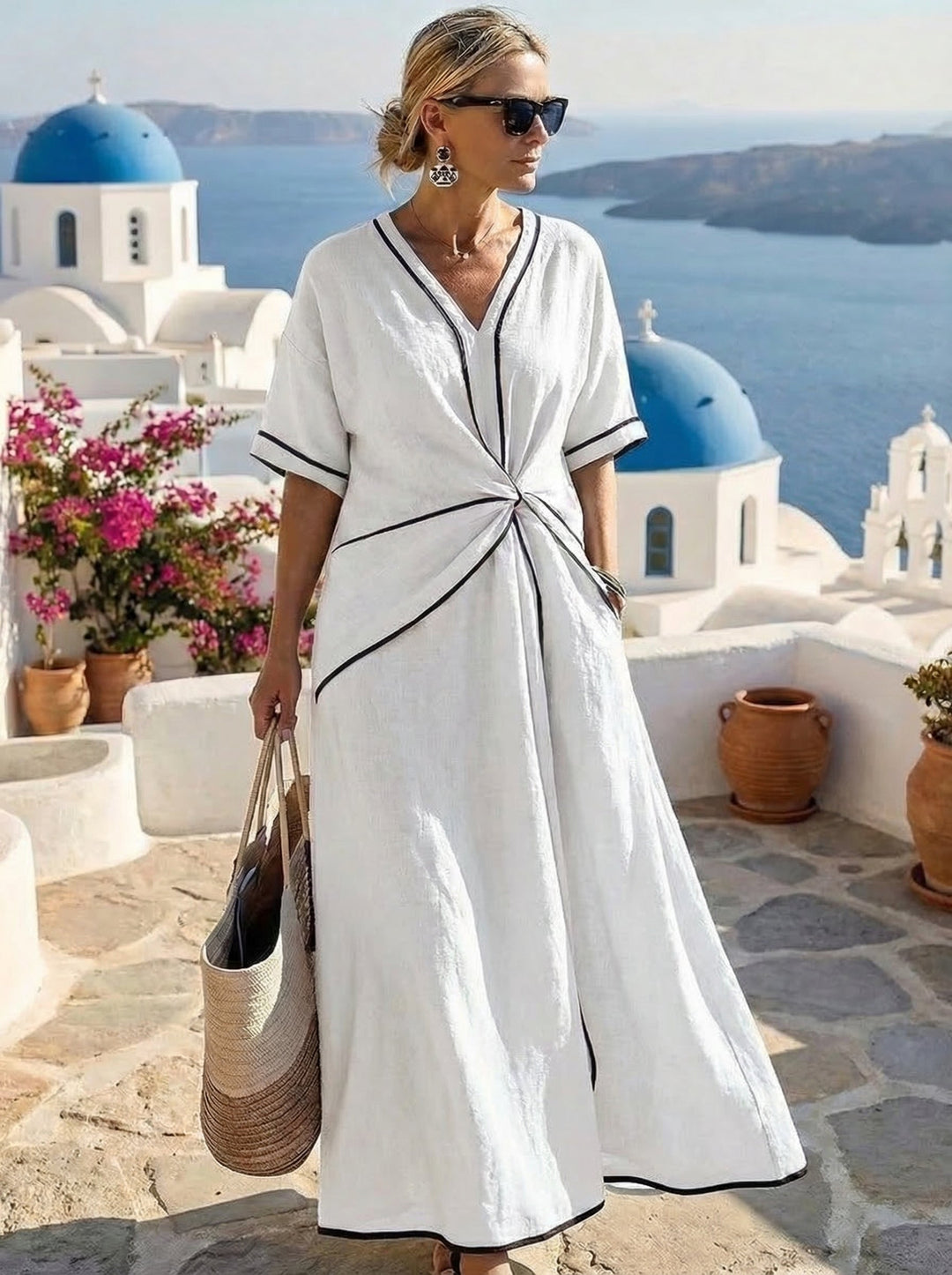 Noah | Vestido verano santorini