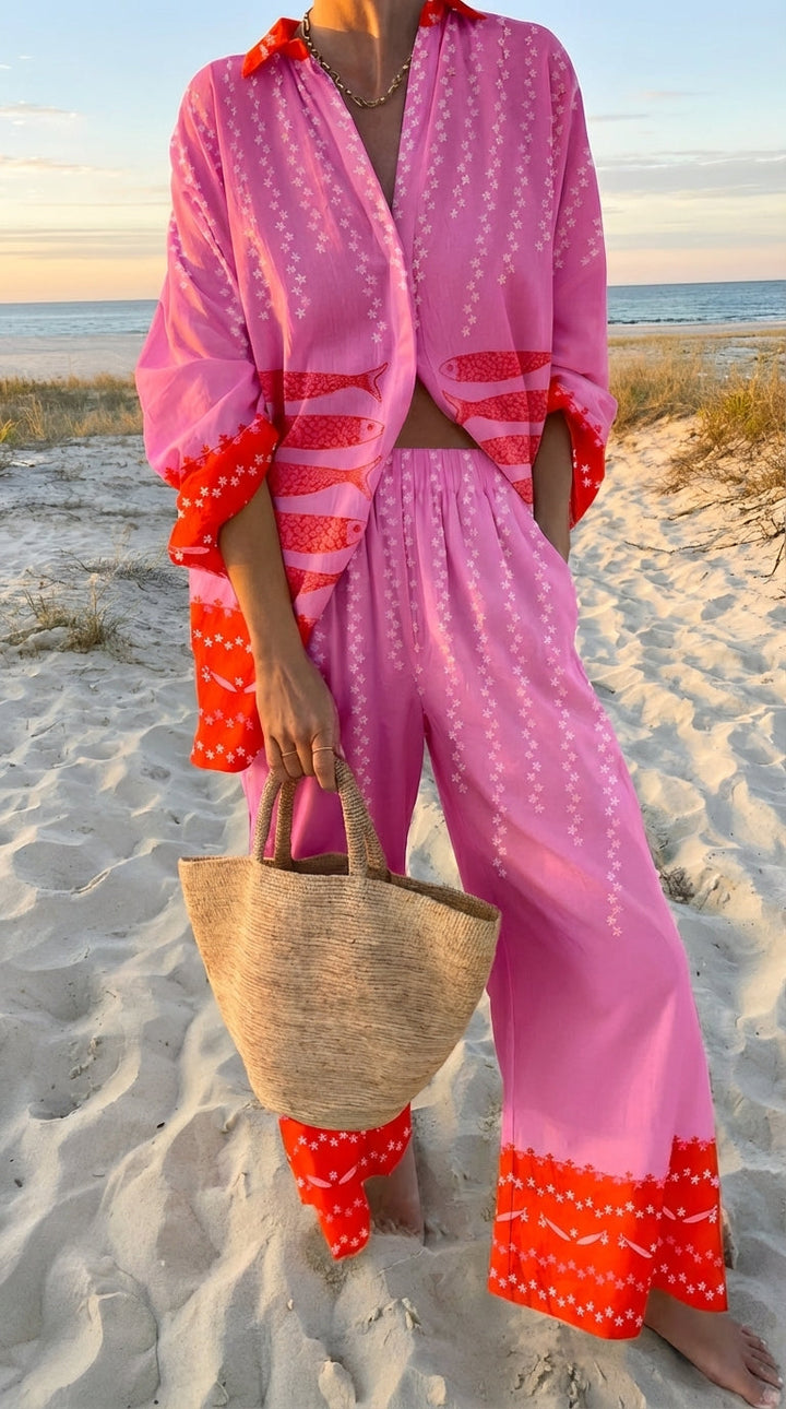 Lila | Conjunto verano lino y algodón