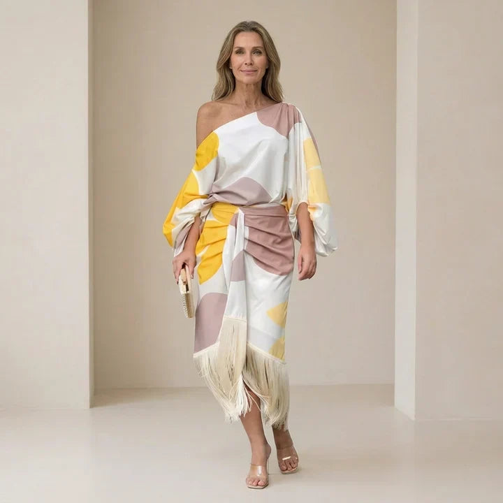 Daniela | Elegant Fringed Dress