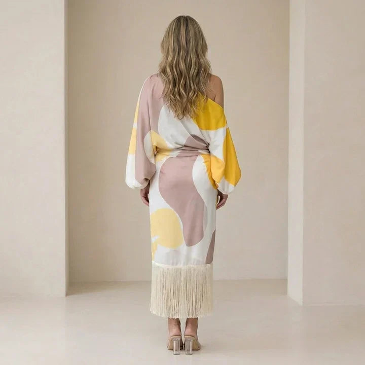 Daniela | Elegant Fringed Dress