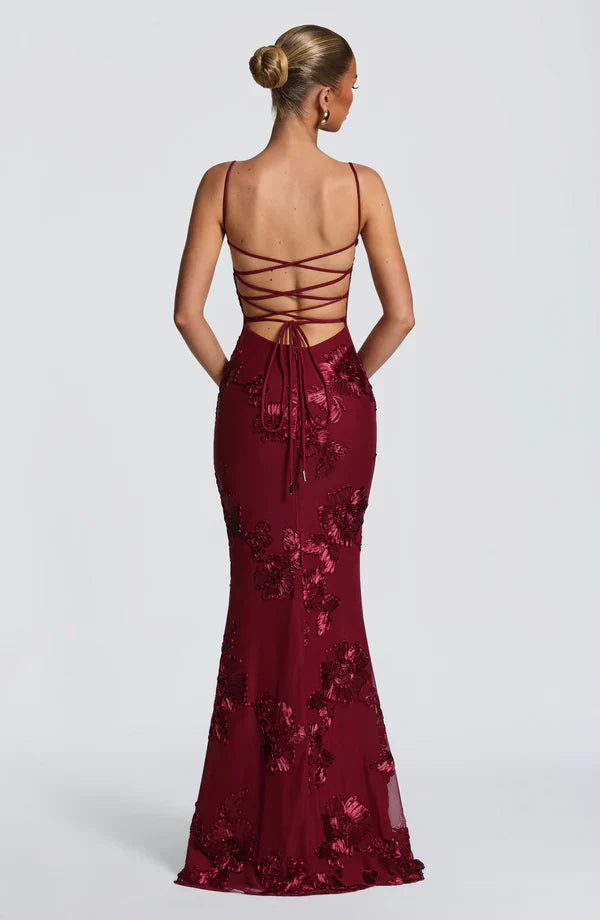 Aveline - Floral Corset Gown