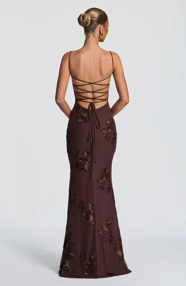 Aveline - Floral Corset Gown