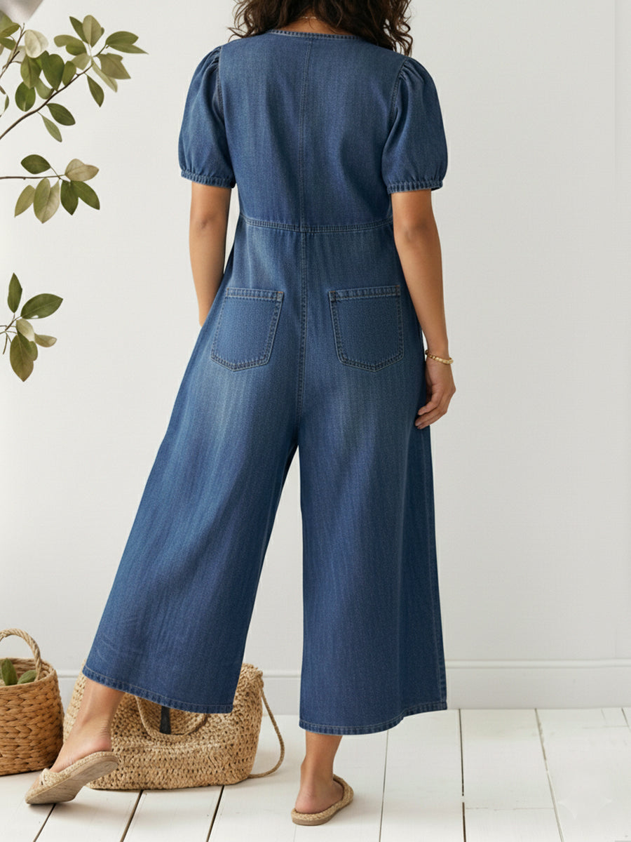 Alyssa - Denim Jumpsuit