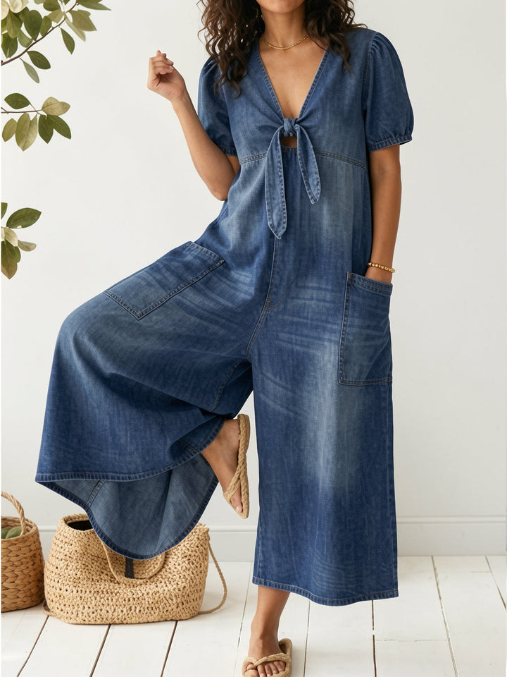 Alyssa - Denim Jumpsuit