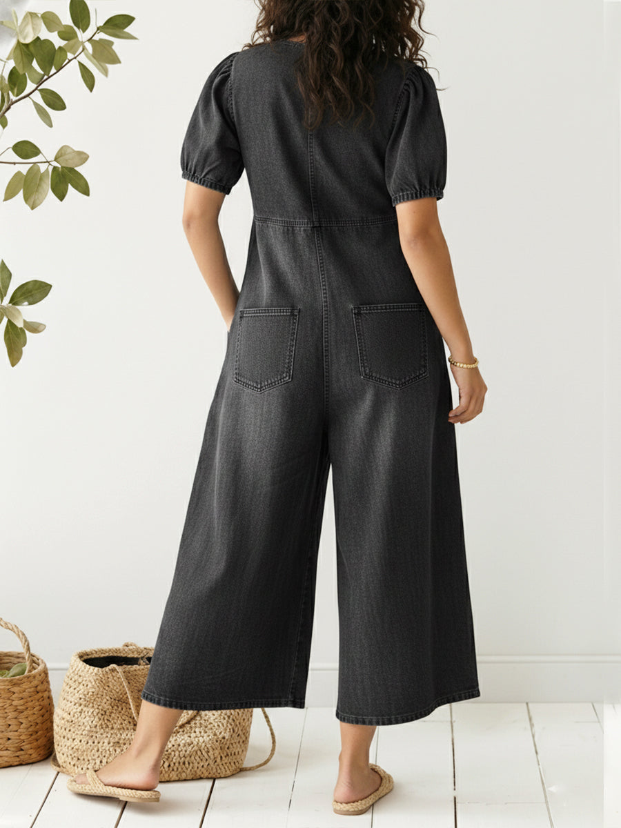 Alyssa - Denim Jumpsuit