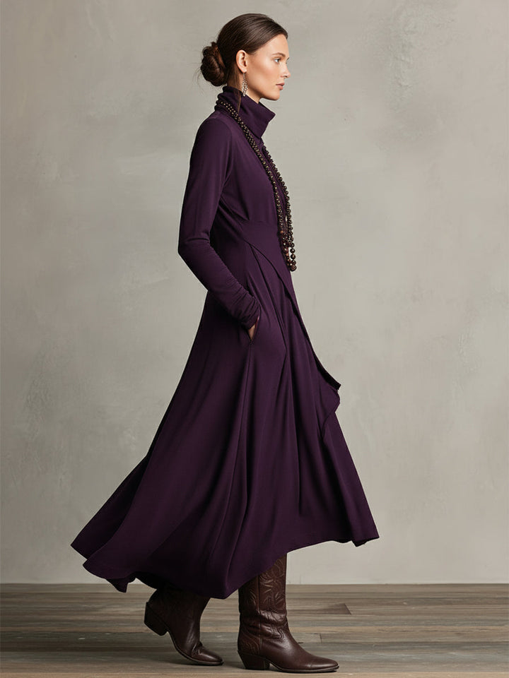 Natalie | Elegant Draped Dress
